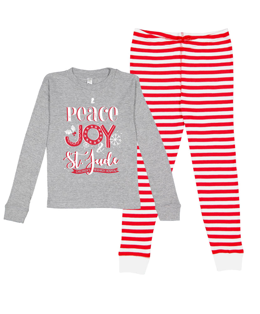 Peace Joy St. Jude Kids' Pajama Set